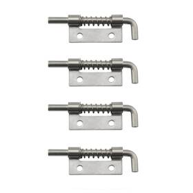 45368-fphsl-4 Jianling 4pcs Flat Pin Hinge Spring Latch 304 Stainless Steel Door Lock Loaded