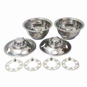 Jx-sm1684bo Jiuxi 16 Inch 8 Lugs 4 Hand Holes Polished Stainless Steel Wheel Simulator Full Kit Jx-sm1684bo Jiuxi 16 Inch 8 Lugs 4 Hand Holes Polished Stainless Steel Wheel Simulator Full Kit