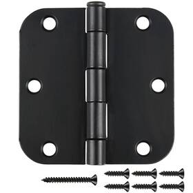 B0fgnylm9s Jiw 30 Pack Matte Black Door Hinges 3 1/2 Interior 3.5 Inch With 5