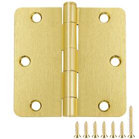 Jiw-05-rh35-1 Jiw Jiw-05-rh35-1/4r-sb3 12 Pack Black Door Hinges Matte For Doors 3 1/2 Interior