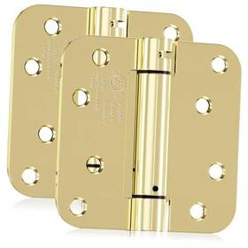 G-4in-2 Joyny 2 Pack Self Closing Door Hinges 4 Inch Spring Loaded For -2