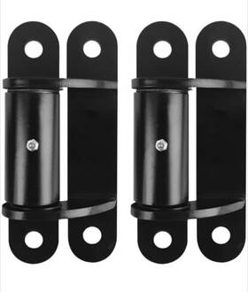 2062p Joytrace 738790807911 7 Inch Heavy Duty Gate Hinges 1100lb Capacity - Bolt On/weld On Carbon Steel