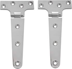 Jt-hlm 313038617653 2 Pcs Marine Grade T Hinges 6 Inch L X 3 W 316 Stainless Steel Heavy Duty Casting