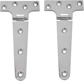 Jt-hlm 313107646652 2 Pcs Marine Grade T Hinges 6 Inch L X 3 W 316 Stainless Steel Heavy Duty Casting