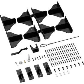 Jl241023 Jzvxx Heavy Duty Anti Sag Fence Door Frame Kit Double Hinges With Gate Latch