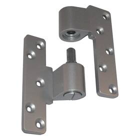 Ip-10-lh-al Kaba Ilco Pivot Hinge Left Hand Clear Aluminum Pk 4