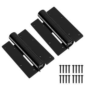 Kabmoz 762765024614 Heavy Duty Gate Hinges 1 Pair 5-3/4 Inch Durable Aluminum Alloy Material Garage