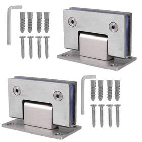 Kafenda B0c7q12j29 90 Degree Shower Door Hinges Heavy Duty Frameless Glass