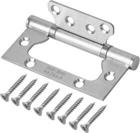 Keileoho 744110851908 6 Pcs 4 X 3 Inches Door Hinges Non-mortise Stainless Steel Hinge