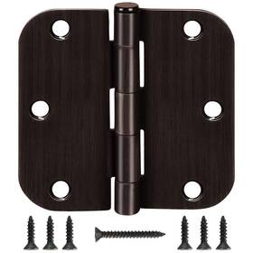 8r-orba10-12 Kiw 6rh35-5/8r-orba10-12 Door Hinge 3 1/2 Inch 12 Pack Rounded Hinges Oil Rubbed Bronze 3.5 X Inc