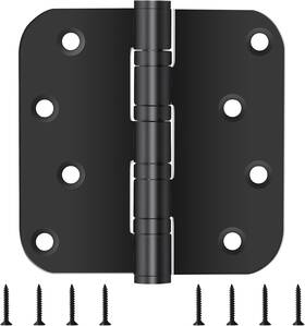 Fba20241019 Kmsyfath 4 Inch Matte Black Ball Bearings Door Hinges X 304