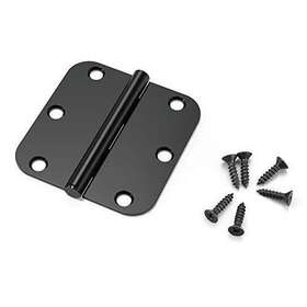 Knobwell 715624465851 48 Pack Matte Black Door Hinges 3.5 Inch X Interior Doo