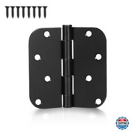 B07g52qhxx Knobwell 12 Pack 4 Inch X Matte Black Door Hinges No Squeak Rounded Square Corner