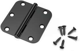 Jo-dh3535-orb-58-24pack Knobwell 24 Pack Residential Black Door Hinges Radius Corner Interior