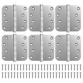 6p-bbdh-s4 Kolet Ball Bearing Door Hinges 4 X Inches 5/8ftft Radius Corner Hinge