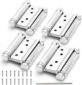 Dadh-4s  Kolet Double Action Door Hinges 3 Inches Swinging With Stainless