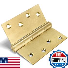 Komsen B0dgphgrzr 6 Pack Ball Bearing Door Hinges4in X 4in Hingesheavy Duty Stainless