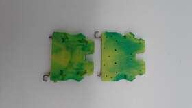 Kn-g10sp-10 Konnect-it Terminal Blocks Grounding Block Green-yellow 26-10 Awg