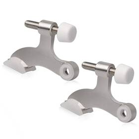 Kovosch 653445448441 2 Pack Hinge Pin Door Stopper Brushed Satin Nickel - Adjustable Heavy Duty Hi