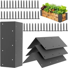 Kr. Lif 726634202732 Set Of 4 Raised Garden Bed Corner Bracket 11 Pallet Collar Hinges Rust Resistant