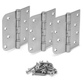 Ks Hardware 091453958468 Stainless Steel Ball Bearing Nrp Door Hinges Heavy Duty Interior And Exterior