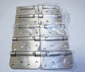 Sh404-01 Ks Hardware No Lot Of 10 Adjustable Spring Hinge 4 Inch X - 5/8 Radius Corners