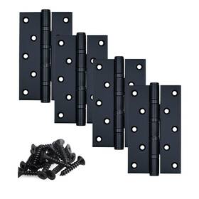Ksdcmrs B09y2s5fwg Stainless Steel Matte Black 5x3 Heavy Duty Ball Bearing Door Hinges 5