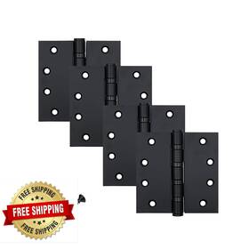 B09y2vs29v Ksdcmrs Matte Black 4 Inch Stainless Steel Door Hinges Heavy Duty Interior Exterior 2-pack