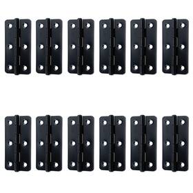 Ku0007 Kumgrot Matte Black Door Hinges Modern Metal Flat Folding Butt Cabinet 3