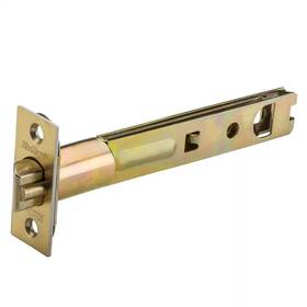 Kwikset 445027638660 5 Inch Polished Brass Square Corner Deadlatch