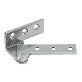 Pl-65r Lamp Pivot Hinge 430 Stainless Steel Weld-on Mounting 2 9/16 In Leaf