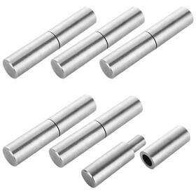 Laus-weldhinges-6p-sv-240426 Laniakea 6pcs Weldable Barrel Hinges 4x1 Inch Weld On Bullet Gate Heavy