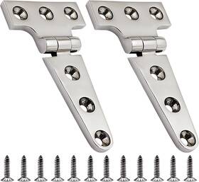 Laorde 744111003443 316 Stainless Steel T Hinges Marine Grade 4ftft X 2 Inch Heavy Duty Boat Hatch Hinge