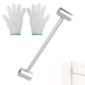 0.55-0.71in Lasuroa 1031245 Hinges Gaps Adjusting Wrench Steel Door Hinge Adjustment Tool Wi