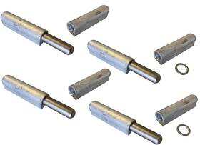 Lavalock 690996754157 8 Inch Aluminum Bullet Hinge Weld-on No Zerk Grease Fitting 4