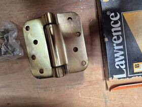 125690709 Lawrence 4-inch Self Closing Door Hinge Spring Loaded Adjustable - One