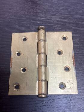 8040 Lawrence Bros. 4 X Butt Hinge Usa Steel Removable Pin Square Inch Door Leaf