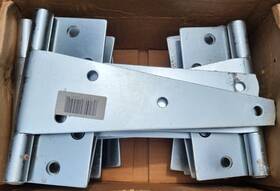 Bc1908 Lawrence Hardware 10x Lot 8 Inch Extra Heavy Duty Zinc Plated Steel T Strap Hinge Door Gate Shed Fence