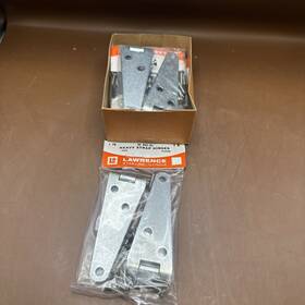 Sc922zn Lawrence Zinc Plate 4 Inch Heavy Strap Hinge 5 Pair