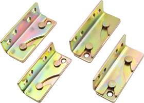 43237-2 Lby Bed Rail Brackets Heavy Duty Non-mortise Bracket Fastener Buckle Lock