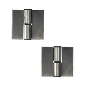 Ldexin 719889305679 2pcs Stainless Steel Self-closing Toilet Partition Door Hinge 2.8 Inch X2.6