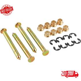 Ldymjl-ot240 Ledaut Door Hinge Pin And Bushing Kit With Replacement For Ford F150-f350 Br