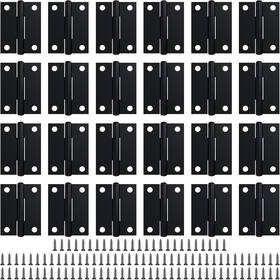 5xw2a3f0j Leifeny 24 Pack 1.5 Inch Black Door Hinges Small Hinge Hardware For Doors Cabinets Di