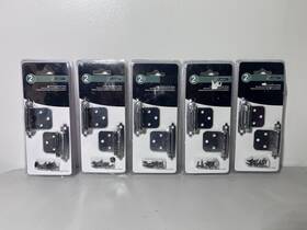H0103bl-chr-u Liberty Chrome Self Closing Overlay Hinge Lot Of 5