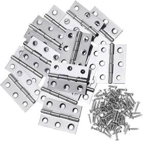 Libertyyouxiangongsi 744110173307 20pcs Stainless Steel Folding Hinge 2 Inch Door And Window Is Assigned 120