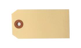 Lmsq-310mnl Linton Mailing Supplies #3 Shipping Tags Manila Plain 10 Pt. 3-3/4 Inch X 1-7/8 - 1 000 / Box