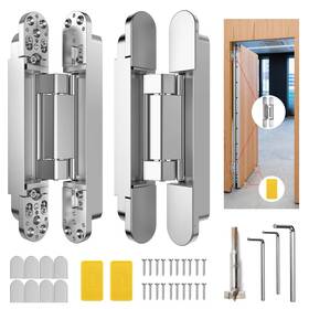 Hinge002 Lipshome 9.7 Inch Hidden Door Hinge/concealed Hinges Invisible Silen