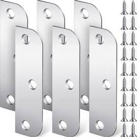 Lounsweer 313105267293 6 Pcs Hinge Filler Plates 3.5 Inch With 5/8 Door Edge Sta