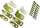 Lr-025-ps Prosource Gravity Pivot Hinges Steel Cafe Door Brass 045734647183