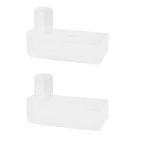 Lt Easiyl 895253830711 2pcs Bifold Shower Door Hinge Pivot 7.5mm Pe Bathroom Shaft For Ba
